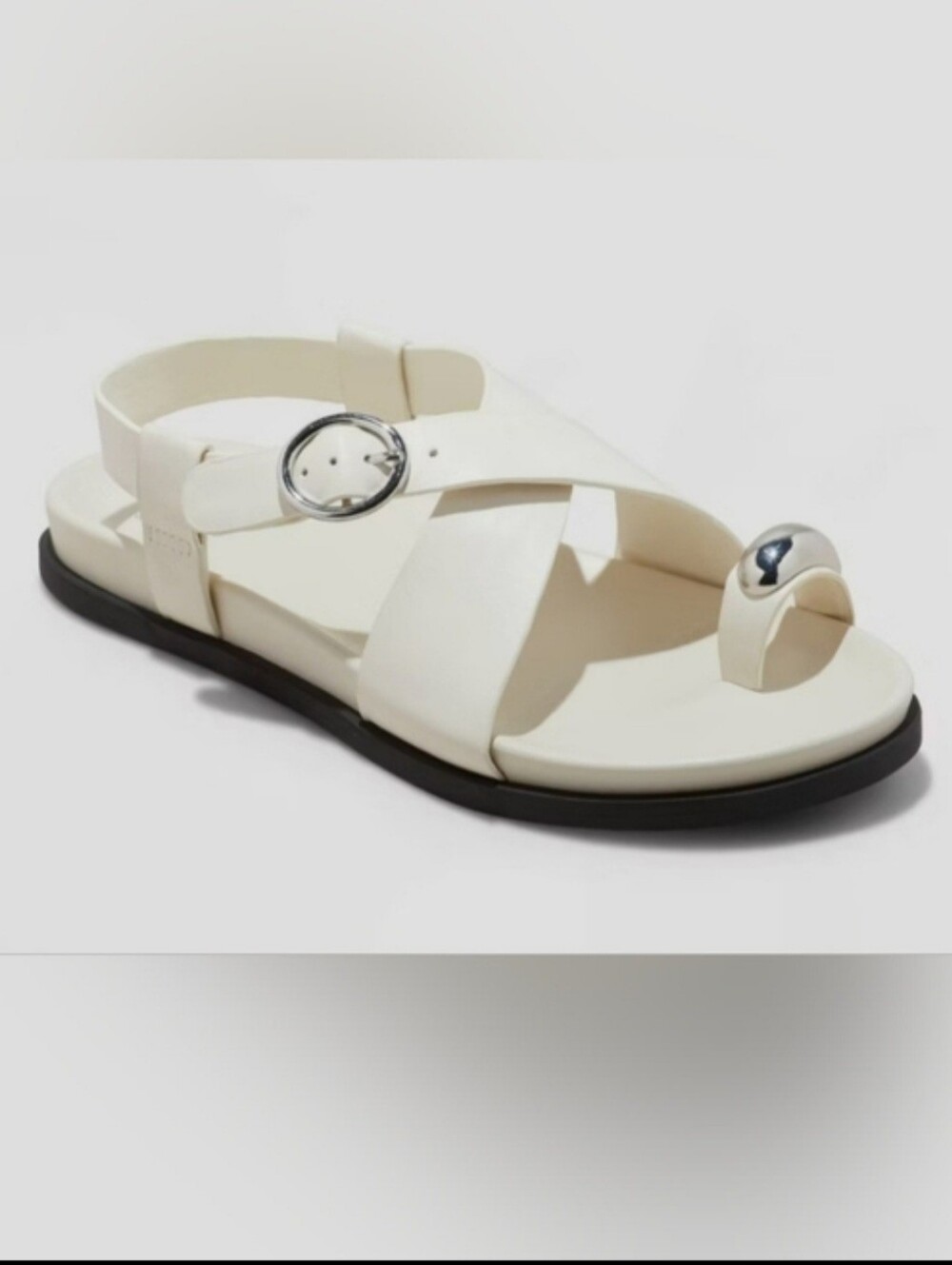 A New Day Women's Bone Penelope Toe Ring Footbed Sandals  Size  11